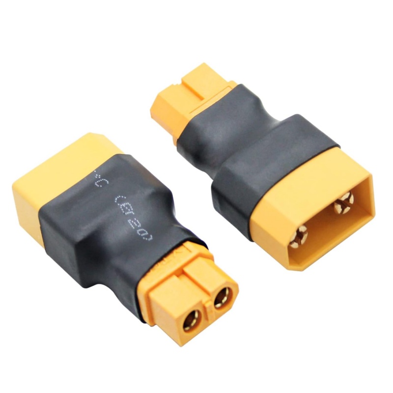 Drone Battery Adapter - 2개/세트 XT90(수/암) - XT60(수/암) 어댑터 변환