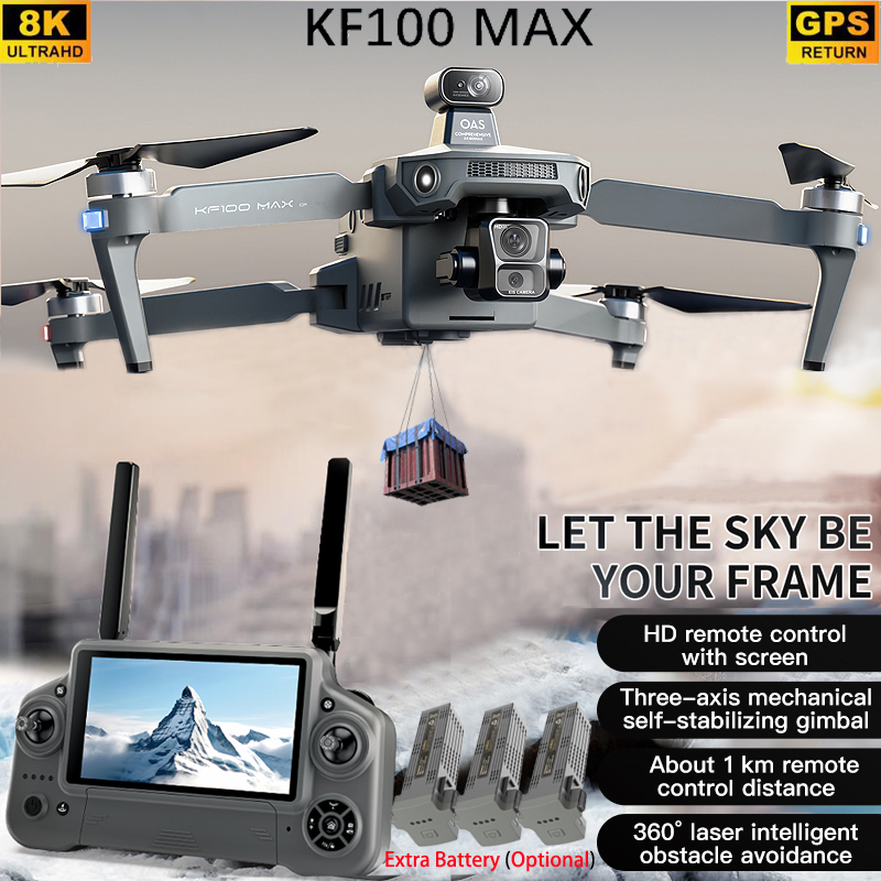Drone Controller Screen - KF100 MAX GPS 드론 4K 카메라