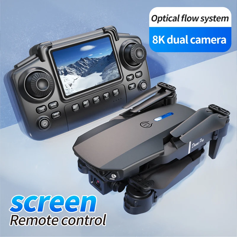 전문가용 E88 PRO 드론, 화면 탑재 8K HD 카 - Drone Controller Screen 리뷰 및 가격