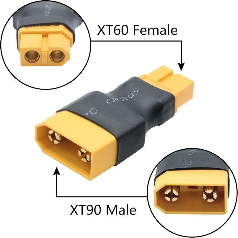 2개/세트 XT90(수/암) - XT60(수/암) 어댑 - Drone Battery Adapter 리뷰 및 가격