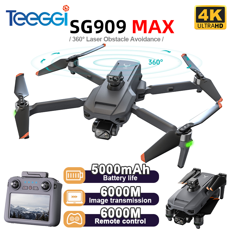Teeggi SG909 MAX GPS 드론(4K 카메라 - Drone Controller Screen 리뷰 및 가격