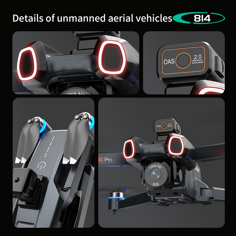 814 드론 프로페셔널 4K HD 카메라 GPS 리턴  - Drone Controller Screen 리뷰 및 가격