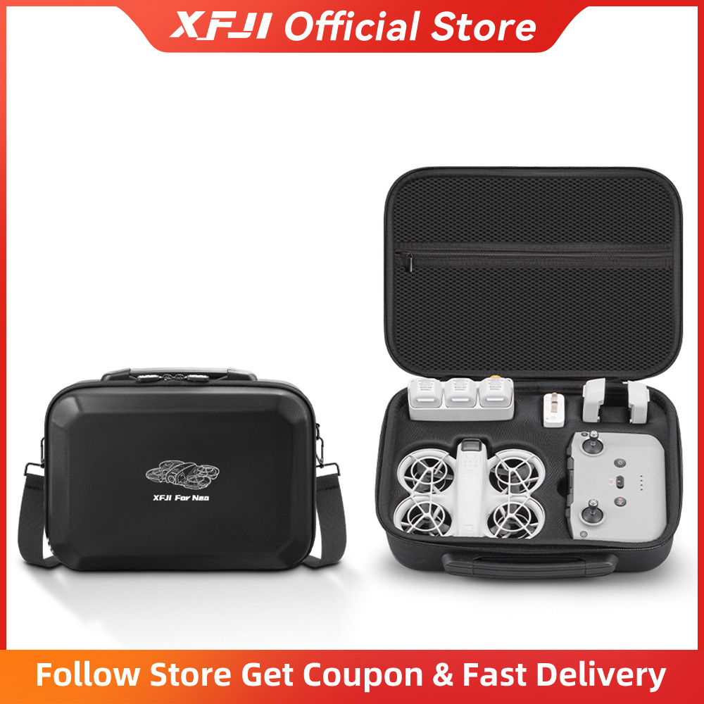 XFJI DJI NEO 콤보 호환 PU 가죽 하드쉘 숄 - Drone Hard Shell Case 리뷰 및 가격